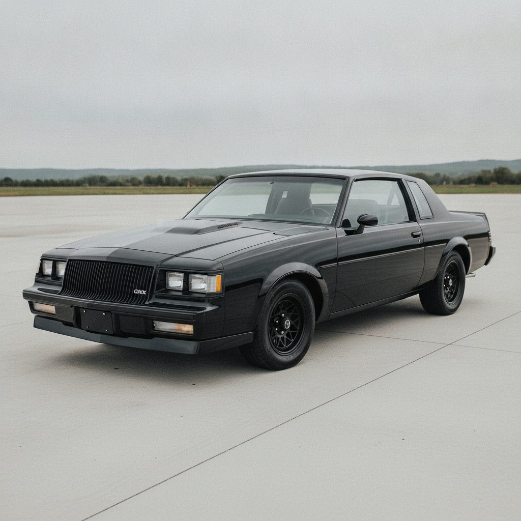A black 1987 Buick GNX barn-find revival thumbnail
